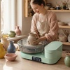 image:imageVEVOR Pottery Wheel for Adults 14 and 11 Turntables 450W Electric Table Top Pottery Wheel with Foot Pedal 30300 RPM Adjustable Speed Aluminum Body for Beginners DIY Clay Art Craft GreenGreen  11inch  14inch