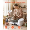 image:imageVEVOR Pottery Wheel for Adults 14 and 11 Turntables 450W Electric Table Top Pottery Wheel with Foot Pedal 30300 RPM Adjustable Speed Aluminum Body for Beginners DIY Clay Art Craft GreenWhite  11inch  14inch
