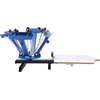 image:imageVEVOR Screen Printing Machine 4 Color 1 Station 360 Rotable Silk Screen Printing Press 212x177in  54x45cm Screen Printer Press DoubleLayer Positioning Pallet for TShirt DIY Printing4 Color 1 Station