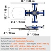 image:imageVEVOR Screen Printing Machine 4 Color 1 Station 360 Rotable Silk Screen Printing Press 212x177in  54x45cm Screen Printer Press DoubleLayer Positioning Pallet for TShirt DIY Printing4 Color 1 Station