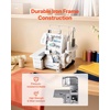image:imageVEVOR Serger Overlock Sewing Machine 1250 SPM 2 3 4 Thread 07 2 Feed WhiteIvory