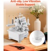 image:imageVEVOR Serger Overlock Sewing Machine 1250 SPM 2 3 4 Thread 07 2 Feed WhiteIvory