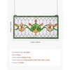 image:imageVEVOR Stained Glass Window Panel 20 x 21 in Tiffany Style Hanging Transom Window Panel with Chain Large Vertical Rectangle Stain Glass Vintage Traditional Art Handcrafts for Kitchen Home Decor32 x 17 in