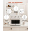 image:imageVEVOR Sublimation Oven Machine 26 Qt Fits 40oz Tumblers with 1 Heat Air Gun 50 Shrink Films 1 Tape and 2 Heat Gloves 360 Turbo Convection for Sublimation Blank Tumblers Mugs Bowls OffWhite26 Qt  Heat Air Gun