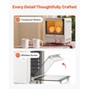 image:imageVEVOR Sublimation Oven Machine 26 Qt Fits 40oz Tumblers with 1 Heat Air Gun 50 Shrink Films 1 Tape and 2 Heat Gloves 360 Turbo Convection for Sublimation Blank Tumblers Mugs Bowls OffWhite13 Qt