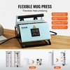 image:imageVEVOR Tumbler Heat Press Machine and Sublimation Tumblers Tumbler Press Set with 8pcs 20OZ Blank Tumblers Mug Press Cup Press for 1130oz Tumblers Mug with Heat Transfer Paper Gloves Tape2 in 1 Tumbler and Hat Press