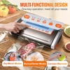 image:imageVEVOR Vacuum Sealer Machine 95Kpa 350W Powerful Dual Pump and Dual Sealing Dry and Moist Food Storage Automatic and Manual Air Sealing System with Builtin Cutter with Seal Bag and External Hose85 KPA