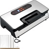 image:imageVEVOR Vacuum Sealer Machine 95Kpa 350W Powerful Dual Pump and Dual Sealing Dry and Moist Food Storage Automatic and Manual Air Sealing System with Builtin Cutter with Seal Bag and External HoseKPA 90