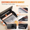 image:imageVEVOR Vacuum Sealer Machine 95Kpa 350W Powerful Dual Pump and Dual Sealing Dry and Moist Food Storage Automatic and Manual Air Sealing System with Builtin Cutter with Seal Bag and External Hose85 KPA