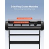image:imageVEVOR Vinyl Cutter Machine 34 inches Bluetooth Cutting Plotter Machine34 Inch  Black  Signmaster