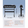 image:imageVEVOR Vinyl Cutter Machine 34 inches Bluetooth Cutting Plotter Machine34 Inch  Black  Signmaster