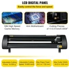 image:imageVEVOR Vinyl Cutter Machine 53 SemiAutomatic Vinyl Printer Cutter Machine28 Inch3 Blades