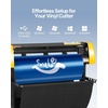 image:imageVEVOR Vinyl Cutter Machine 53 SemiAutomatic Vinyl Printer Cutter Machine34 Inch