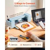 image:imageVEVOR Vinyl Cutting Machine 12 in ButtonControlled Vinyl Cutter 20000 Builtin Design Resources Compatible with Mac Windows Android and iOS for Creating Customized Crafts Cards Home Decor