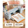 image:imageVEVOR Vinyl Cutting Machine 12 in TouchscreenControlled Vinyl Cutter 20000 Builtin Design Resources Compatible with Mac Windows Android and iOS for Creating Customized Crafts Cards DecorKeypad Control Version