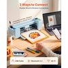 image:imageVEVOR Vinyl Cutting Machine 12 in TouchscreenControlled Vinyl Cutter 20000 Builtin Design Resources Compatible with Mac Windows Android and iOS for Creating Customized Crafts Cards DecorTouch Screen Control Version