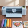 image:imageVEVOR Vinyl Cutting Machine 12 in TouchscreenControlled Vinyl Cutter 20000 Builtin Design Resources Compatible with Mac Windows Android and iOS for Creating Customized Crafts Cards DecorTouch Screen Control Version