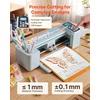 image:imageVEVOR Vinyl Cutting Machine 12 in TouchscreenControlled Vinyl Cutter 20000 Builtin Design Resources Compatible with Mac Windows Android and iOS for Creating Customized Crafts Cards DecorKeypad  Touch Screen Version