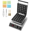 image:imageHappyBuy Mini Dutch Pancake Maker  25PCS 43mm 1700W NonStick Stainless Steel Temp amp Time Control Ideal for Home Kitchen Restaurant
