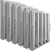 image:imageVBENLEM Pack of 6 Hood Filters 1949L x 1555W 430 Stainless Steel 5 Grooves Commercial Hood Filters Range Hood Filter for Grease Rated Commercial Kitchen Exhaust Hoods195W x 245H Inch