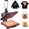 image:imageVEVOR 11 in 1 Heat Press 12 x 15 Inch Multifunctional Clamshell Printer Digital DualTube Heat Press Transfer Machine Swing Away Sublimation Machine for TShirt Hat Cap Mug Plate Pen Shoes Black15x15Black
