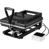 image:imageVEVOR 11 in 1 Heat Press 12 x 15 Inch Multifunctional Clamshell Printer Digital DualTube Heat Press Transfer Machine Swing Away Sublimation Machine for TShirt Hat Cap Mug Plate Pen Shoes Black15X15 5 in 1Black