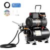 image:imageVEVOR Airbrush Kit Professional Airbrush Set with 15 HP Compressor amp 3 Airbrushes Airbrushing System Kit with MultiPurpose DualAction Gravity Feed Airbrushes Art Nail Cookie Tatto1 Airbrush  35L Tank