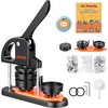 image:imageVEVOR Button Maker Machine 225 inch58mm Pin Maker with 100pcs Button Parts Button Maker with Panda Magic Book Ergonomic Arc Handle Punch Press Kit for Children DIY Gifts and Christmas225  100 pcs