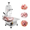 image:imageVEVOR Commercial Electric Meat Bandsaw 650W Stainless Steel Countertop Bone Sawing Machine Workbeach 124 x 181 433 Inch Max Cutting Thickness Frozen Meat Cutter for Rib Pork Beef