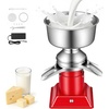 image:imageVEVOR Electric Milk Cream Separator 60LH Output 10500RPM Milk Cream Centrifugal Separator 304 Stainless Steel Goat Cow Milk Skimmer Separating Machine with 45L Bowl Capacity 40W 100240VSquare Base