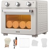 image:imageVEVOR Sublimation Oven Machine 26 Qt Fits 40oz Tumblers with 1 Heat Air Gun 50 Shrink Films 1 Tape and 2 Heat Gloves 360 Turbo Convection for Sublimation Blank Tumblers Mugs Bowls OffWhite26 Qt  Heat Air Gun