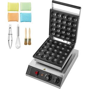 image:imageHappyBuy Mini Dutch Pancake Maker  25PCS 43mm 1700W NonStick Stainless Steel Temp amp Time Control Ideal for Home Kitchen Restaurant