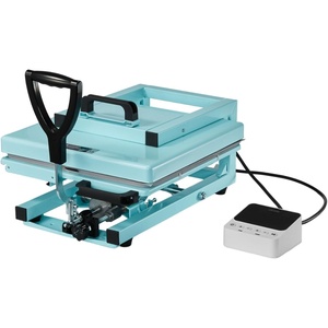 image:imageVEVOR 11 in 1 Heat Press 12 x 15 Inch Multifunctional Clamshell Printer Digital DualTube Heat Press Transfer Machine Swing Away Sublimation Machine for TShirt Hat Cap Mug Plate Pen Shoes Black15X15 5 in 1Green