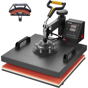 image:imageVEVOR 11 in 1 Heat Press 12 x 15 Inch Multifunctional Clamshell Printer Digital DualTube Heat Press Transfer Machine Swing Away Sublimation Machine for TShirt Hat Cap Mug Plate Pen Shoes Black2in115x15Black