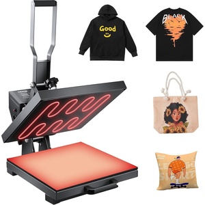 image:imageVEVOR 11 in 1 Heat Press 12 x 15 Inch Multifunctional Clamshell Printer Digital DualTube Heat Press Transfer Machine Swing Away Sublimation Machine for TShirt Hat Cap Mug Plate Pen Shoes Black15x15Black