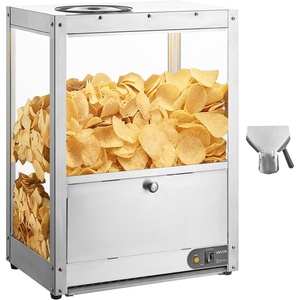 image:imageVEVOR 3Tier Commercial Food Warmer Display 1600W Food Display Warmer with LED Light Top Storage and Adjustable Shelves 86185 Steam Heating 190Qt180L for Hamburger Pizza Bread Fried Chicken1969 x 1319 x 2638 in  500 x 335 x 670 mm
