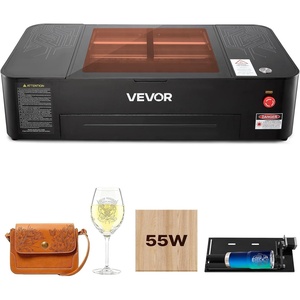 image:imageVEVOR 55W CO2 Laser Engraver 20 x 12 in Desktop CO2 Laser Engraver and Cutter Machine with 16MP Camera Water Pump Rotary Axis Compatible with LightBurn CorelDRAW RDWorks for Wood Acrylic GlassGalvanized Steel  Glass