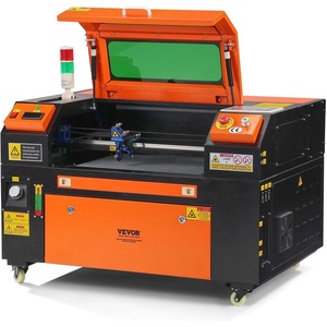 image:imageVEVOR 55W CO2 Laser Engraver 20 x 12 in Desktop CO2 Laser Engraver and Cutter Machine with 16MP Camera Water Pump Rotary Axis Compatible with LightBurn CorelDRAW RDWorks for Wood Acrylic GlassSpraypainted Iron