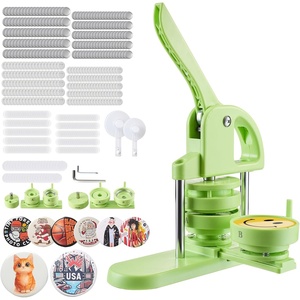 image:imageVEVOR Button Maker Machine 1125225 inch253258mm Pin Maker Bule125225 inch200pcs