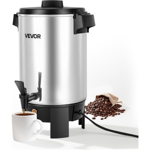 image:imageVEVOR Commercial Coffee Urn 40 Cups 63 qt 1090W Hot Beverage Dispenser2029 Ounces