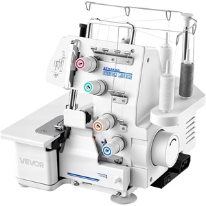 image:imageVEVOR Serger Overlock Sewing Machine 1250 SPM 2 3 4 Thread 07 2 Feed WhiteIvory