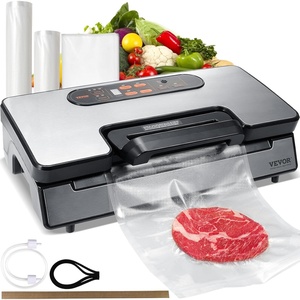 image:imageVEVOR Vacuum Sealer Machine 95Kpa 350W Powerful Dual Pump and Dual Sealing Dry and Moist Food Storage Automatic and Manual Air Sealing System with Builtin Cutter with Seal Bag and External HoseKPA 90