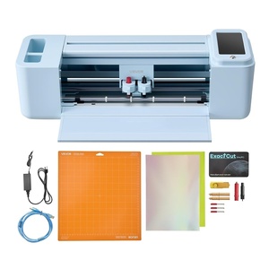 image:imageVEVOR Vinyl Cutting Machine 12 in TouchscreenControlled Vinyl Cutter 20000 Builtin Design Resources Compatible with Mac Windows Android and iOS for Creating Customized Crafts Cards DecorTouch Screen Control Version