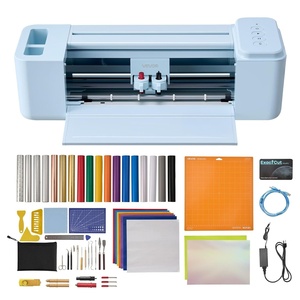 image:imageVEVOR Vinyl Cutting Machine 12 in TouchscreenControlled Vinyl Cutter 20000 Builtin Design Resources Compatible with Mac Windows Android and iOS for Creating Customized Crafts Cards DecorKeypad Control Version