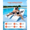 image:imageVEVOR Pool Lounge Chairs Set of 2 Chaise Lounger with Headrest Water Weighted inPool Lounger Chairs for up to 15 Water Depths AntiFloating Patio Furniture for Sun Shelf amp Tanning Ledge 440LBS677x 266 x 305