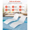image:imageVEVOR Pool Lounge Chairs Set of 2 Chaise Lounger with Headrest Water Weighted inPool Lounger Chairs for up to 15 Water Depths AntiFloating Patio Furniture for Sun Shelf amp Tanning Ledge 440LBS709 x 236 x 221