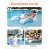 image:imageVEVOR Pool Lounge Chairs Set of 2 Chaise Lounger with Headrest Water Weighted inPool Lounger Chairs for up to 15 Water Depths AntiFloating Patio Furniture for Sun Shelf amp Tanning Ledge 440LBS688 x 23x 4016