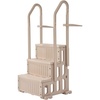image:imageVEVOR Swimming Pool Ladder 3Step Double Handrails Stairs with NonSlip Heavy Duty Steps Max Load Capacity 400 lbs for 3648 Inch Inground amp AboveGround Pools of Any Decking Surface TaupeTaupe