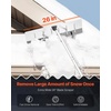 image:imageVEVOR Snow Roof Rake 26 in Aluminum Blade 7520 ft Adjustable Roof Snow Scraper with Wheels AntiSlip Handle Snow Removal Tool Lightweight House Rooftop Rake for Leaves Debris Removal26 Blade x 20ft Reach
