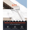 image:imageVEVOR Snow Roof Rake 26 in Aluminum Blade 7520 ft Adjustable Roof Snow Scraper with Wheels AntiSlip Handle Snow Removal Tool Lightweight House Rooftop Rake for Leaves Debris Removal185 Blade x 30ft Reach
